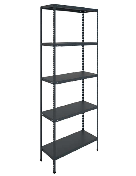Стеллаж MS STANDART 2000x700x600 (5 полок) black